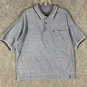 Bert Pulitzer Polo Shirt Men's Large Collector's Edition‎ 100% Cotton Blue L